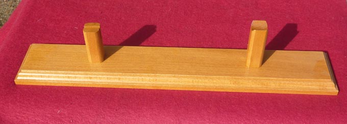  Laguiole Champagne Knife display wood stand 