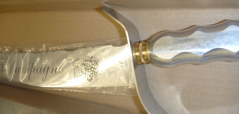   Champagne saber opening 